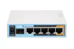 MikroTik hAP ac | Router WiFi | RB962UiGS-5HacT2HnT, Dual Band, 5x RJ45 1000Mb/s, 1x SFP, 1x PoE