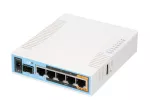 MikroTik hAP ac | Router WiFi | RB962UiGS-5HacT2HnT, Dual Band, 5x RJ45 1000Mb/s, 1x SFP, 1x PoE