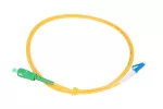 Extralink SC/APC-LC/UPC | Patchcord | Jednomodowy, Simplex, G652D, 3mm, 1m