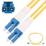 Extralink LC/UPC-LC/UPC | Patchcord | Jednomodowy, Duplex, G657A1, 3mm, 1m