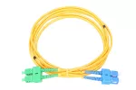 Extralink SC/UPC-SC/APC | Patchcord | Jednomodowy, Duplex, 3mm, 2m