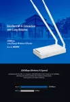 Totolink N300RH | Router WiFi | 300Mb/s, 2,4GHz, 5x RJ45 100Mb/s, 2x 11dBi