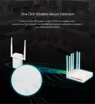 Totolink EX200 | Wzmacniacz sygnału WiFi | 300Mb/s, 2,4GHz, 1x RJ45 100Mb/s, 2x 4dBi