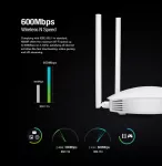 Totolink N600R | Router WiFi | 600Mb/s, 2,4GHz, MIMO, 5x RJ45 100Mb/s, 4x 5dBi