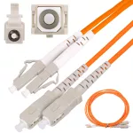 Extralink SC/UPC-LC/UPC | Patchcord | Wielomodowy, OM2, Duplex, 3mm, 3m