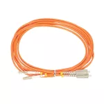 Extralink SC/UPC-LC/UPC | Patchcord | Wielomodowy, OM2, Duplex, 3mm, 3m