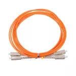 Extralink SC/UPC-SC/UPC | Patchcord | Wielomodowy, Duplex, 50/125, 3mm, 2m