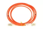 Extralink LC/UPC-LC/UPC 1m | Patchcord | Wielomodowy, Duplex, 50/125um, 3mm, 1m