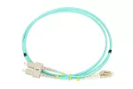 Extralink LC/UPC-SC/UPC | Patchcord | Wielomodowy, OM3, Duplex, 3mm, 1m