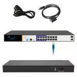 Extralink ARES | Switch PoE | 16x Gigabit PoE/PoE+, 2x SFP, 1x Port Konsolowy, 150W, Zarządzalny