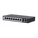 Extralink CERES | Switch PoE | 8x 100Mb/s PoE/PoE+, 2x RJ45 Uplink 100Mb/s, 96W