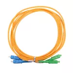 Extralink SC/APC-SC/UPC | Patchcord | Jednomodowy, Duplex, G652D, 3mm, 10m