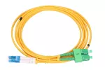 Extralink SC/APC-LC/UPC | Patchcord | Jednomodowy, Duplex, G652D, 3mm, 0,5m