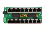 Extralink 8 Portowy | Gigabit PoE Injector | 8x 1000Mb/s RJ45, Mode B