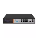 Extralink VICTOR | Switch PoE | 8x Gigabit PoE/PoE+, 2x SFP, 1x Port Konsolowy, 150W, Zarządzalny