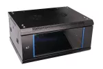 Extralink 4U 600x450 Czarna | Szafa rack | montowana na ścianie