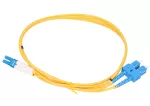 Extralink SC/UPC-LC/UPC | Patchcord | PVC, Jednomodowy, Duplex, G652D, 3mm, 3m