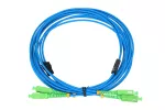 Extralink SC/APC-SC/APC | Patchcord | Zbrojony, LSZH, Jednomodowy, Duplex, G652D, 3mm, 3m