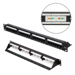 Extralink CAT5E UTP V2 | Patchpanel | 24 porty