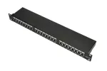 Extralink CAT5E STP V2 | Patchpanel | 24 porty