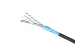 Extralink CAT6 FTP (F/UTP) V2 Zewnętrzny | Kabel sieciowy skrętka | 305M