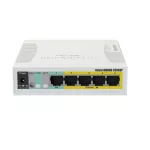 MikroTik RB260GSP | Switch | CSS106-1G-4P-1S, 5x RJ45 1000Mb/s, 1x SFP, 4x Passive PoE