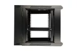 Extralink 12U 600x600 AZH Czarna | Szafa rack | montowana na ścianie, dwusekcyjna