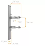 Mimosa N5-45X4 | Antena sektorowa | 22dBi, 45st, 4,9-6,4 GHz, Beamforming, 4x N-female