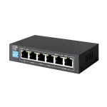 Extralink KRIOS | Switch PoE | 4x Gigabit PoE/PoE+, 2x RJ45 Uplink Gigabit, 60W