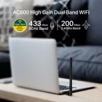 TP-Link Archer T2U Plus | Adapter WiFi USB | AC600, Dual Band, 5dBi