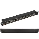 Extralink 24 Portowy | Gigabit PoE Injector | 24x 1000Mb/s RJ45, Obudowa Rack