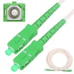 Extralink SC/APC-SC/APC | Patchcord | LSOH, Jednomodowy, Simplex, G.657A2, 3mm, 10m, biały