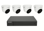 Hikvision HWK-N4142TH-MH | Zestaw do monitoringu IP | 4 kamery 2MP, IP67 + NVR 4-ch