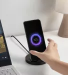 Xiaomi Mi 20W Wireless Charging Stand | Ładowarka Bezprzewodowa | Indukcyjna, Czarna, WPC02ZM