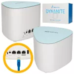 Extralink Dynamite C21 | Moduł rozszerzający sieć Mesh | AC2100, MU-MIMO, Domowy System Mesh WiFi