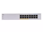 Cisco CBS110-16PP | Switch | 16x RJ45 1000Mb/s, 8x PoE, Desktop, Rack, Niezarządzalny, 64W