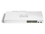 Cisco CBS220-16P-2G | Switch | 16x RJ45 1000Mb/s PoE, 2x SFP, Desktop, Rack, 130W