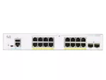 Cisco CBS250-16P-2G | Switch | 16x RJ45 1000Mb/s PoE, 2x SFP, Desktop, Rack, 120W