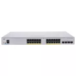 Cisco CBS250-24FP-4X | Switch | 24x RJ45 1000Mb/s PoE, 4x SFP+, Rack, 370W