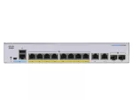 Cisco CBS250-8FP-E-2G | Switch | 8x RJ45 1000Mb/s PoE, 2x RJ45/SFP Combo, 120W