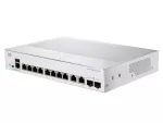 Cisco CBS250-8T-E-2G | Switch | 8x RJ45 1000Mb/s PoE, 2x RJ45/SFP Combo