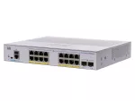 Cisco CBS350-16FP-2G | Switch | 16x RJ45 1000Mb/s PoE, 2x SFP, 240W