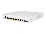 Cisco CBS350-8FP-E-2G | Switch | 8x RJ45 1000Mb/s PoE, 2x RJ45/SFP Combo, 120W