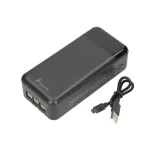 Extralink EPB-124 30000mAh Czarny | Powerbank | Power bank, Fast Charging, USB-C