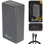 Extralink EPB-127 30000mAh Srebrny | Powerbank | Power bank, 65W PD, USB-C