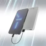 Extralink EPB-078W 10000mAh Biały | Powerbank | Power bank, USB-C