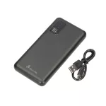 Extralink EPB-098B 10000mAh Czarny | Powerbank | Power bank, USB-C