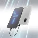 Extralink EPB-098W 10000mAh Biały | Powerbank | Power bank, USB-C