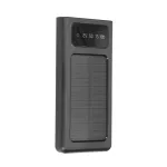 Extralink EPB-091 10000mAh Czarny | Powerbank | Solar Power bank, USB-C