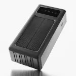 Extralink EPB-093 30000mAh Czarny | Powerbank | Solar Power bank, USB-C